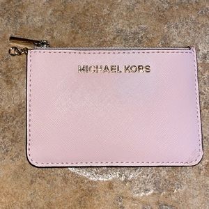 Michael Kors card wallet pink